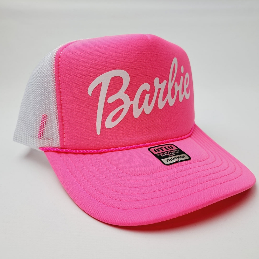 Barbie Doll Classic Fashion Costume 90s 80s Trucker Hat Cap Movie Fans Gorra - Picture 4 of 5